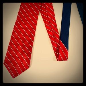 Tommy Hilfiger Red Blue Tie